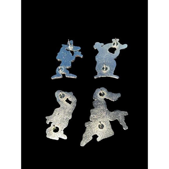 Vintage Toon Patrol Smartass, Wheezy, Stupid and Psycho Enameled Pins - Picture 3 of 7